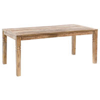 JEDÁLENSKÝ STÔL, mangové drevo, hnedá, 120/70/76 cm - hnedá, Modern, drevo (120/70/76cm) - MID.YOU