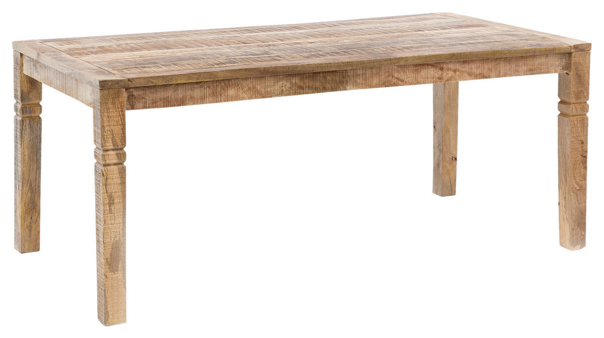 JEDÁLENSKÝ STÔL, mangové drevo, hnedá, 120/70/76 cm - hnedá, Modern, drevo (120/70/76cm) - MID.YOU