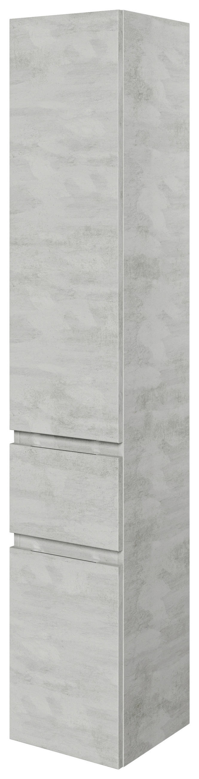 HOCHSCHRANK 30/168/33 cm  - Weiß/Grau, KONVENTIONELL, Glas/Holzwerkstoff (30/168/33cm) - Pelipal