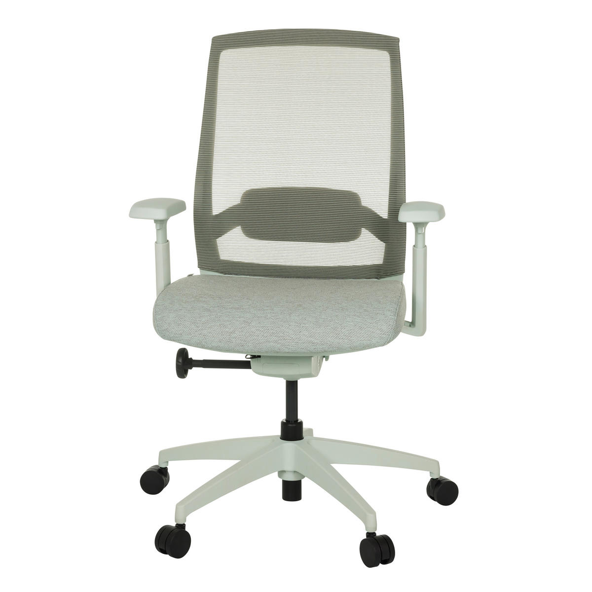 OTOČNÁ ŽIDLE, síťovina, šedá - šedá, Moderní, textil/plast (65/95 - 103/70cm) - MID.YOU