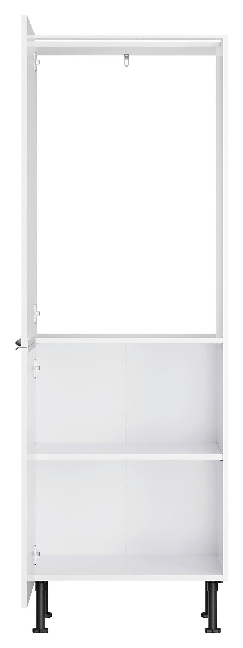 Thumbnail - Optifit Geräteumbauschrank, Weiß, Weiß Hochglanz, Metall, 1 Fächer, einzeln stellbar, 60x176.6x58.1 cm, Made in Germany,...