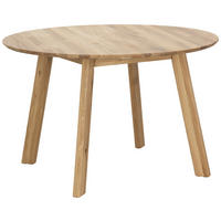 ESSTISCH in Holz 120/120/75 cm  - Wildeiche, Natur, Holz (120/120/75cm) - Livetastic