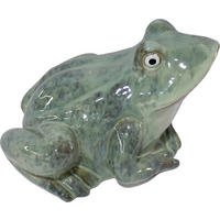 OKRASNA ŽABA - zelena, Trendi, keramika (20,5/18,8/14,5cm)