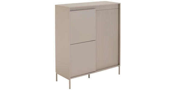 HIGHBOARD  102,8/123,2/40 cm  - Kaschmir, Trend, Holzwerkstoff/Metall (102,8/123,2/40cm) - Xora