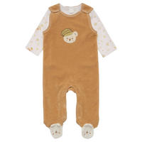 BABYBEKLEIDUNGSSET Mila & Bobby 2-teilig  - Braun/Weiß, Basics, Textil (62/68null) - Patinio