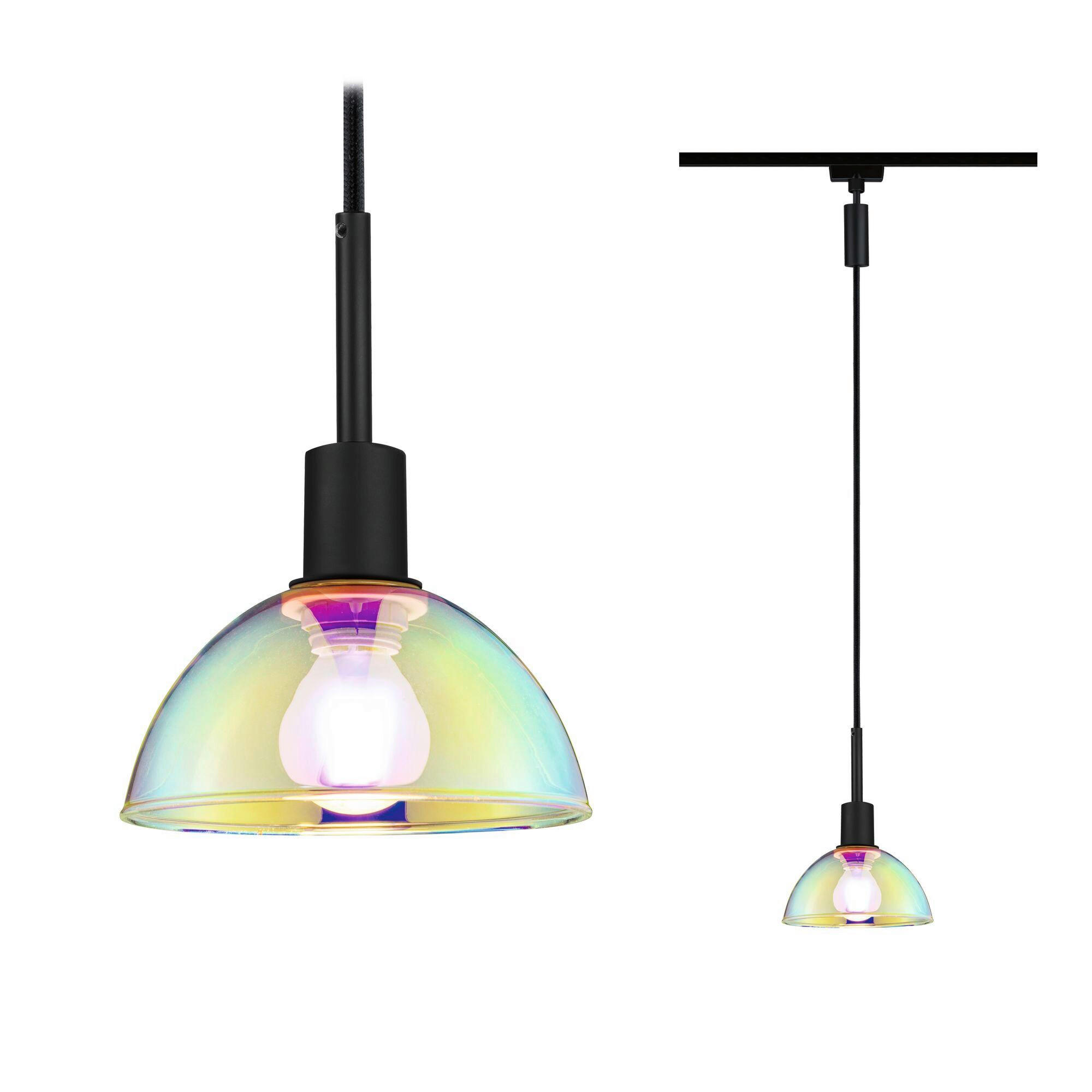 SCHIENENSYSTEM-HÄNGELEUCHTE URAIL 14/140 cm   - Multicolor, Design, Glas/Metall (14/140cm) - Paulmann