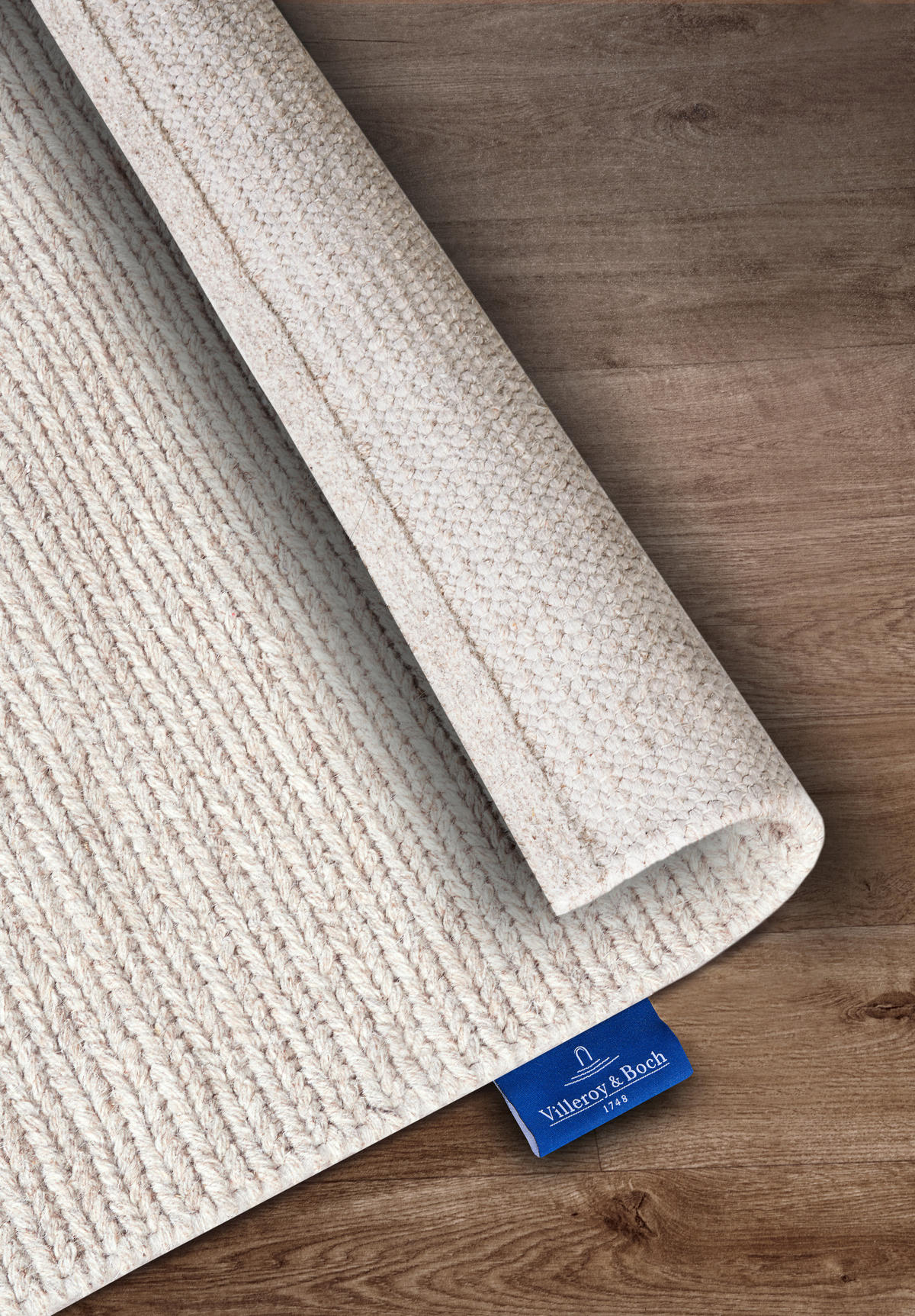 HANDWEBTEPPICH 120/170 cm Kollektion 1748 Weiß  - Weiß, Basics, Textil (120/170cm) - Villeroy & Boch