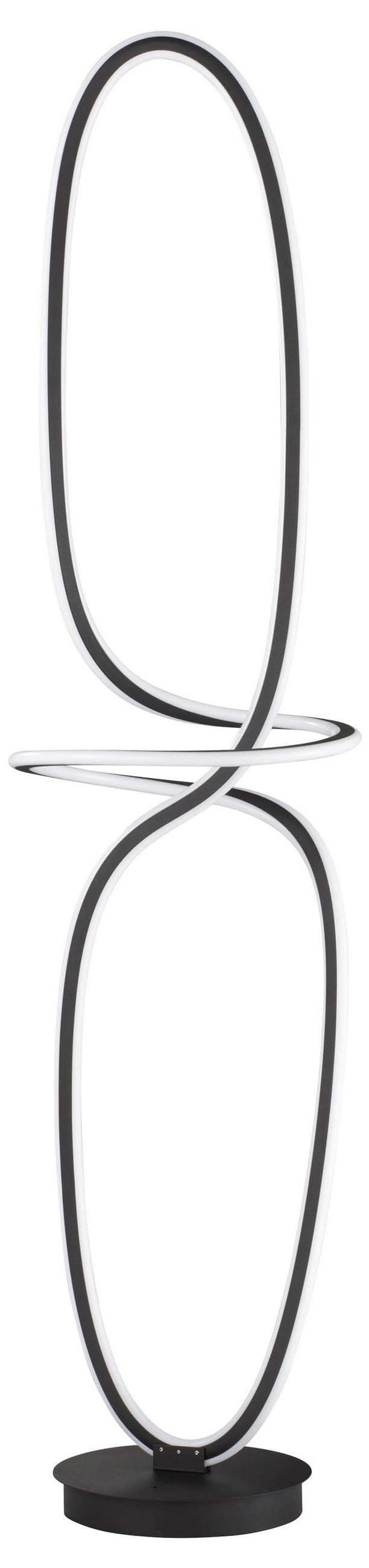 LED-GOLVLAMPA 36/156 cm    - svart, Design, metall/plast (36/156cm)