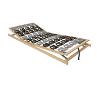 TELLERLATTENROST 80/200 cm Kopfteil, Fußteil, Mittelzone verstellbar,  - Anthrazit/Silberfarben, Basics, Holz/Kunststoff (80/200cm) - MID.YOU