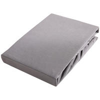 SPANNBETTTUCH 140/220 cm  - Grau, Textil (140/220cm) - Bio:Vio