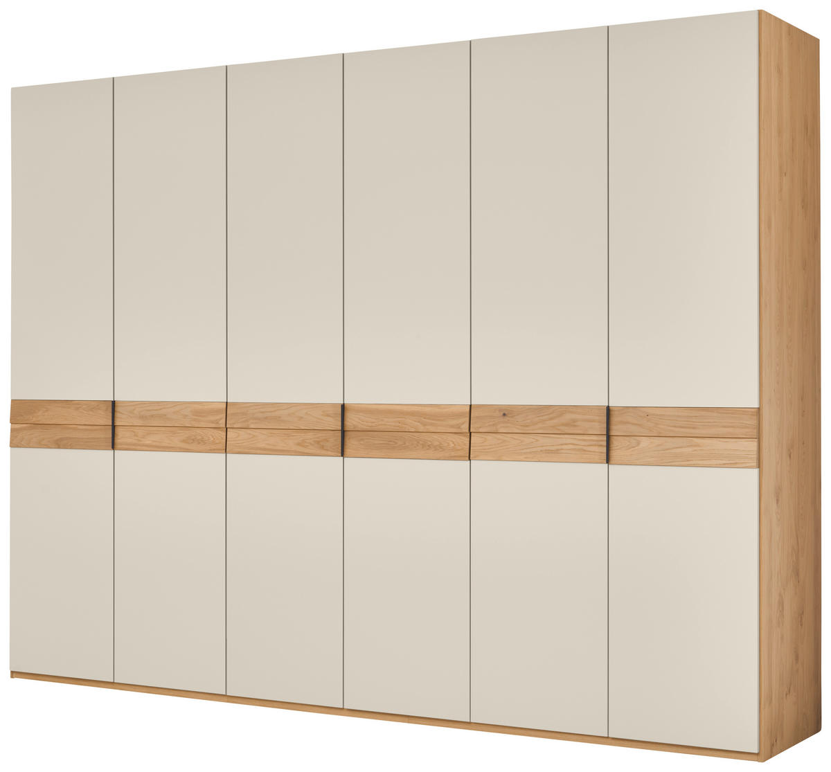 DREHTÜRENSCHRANK 299,2/229,4/59,5 cm,  in Eichefarben, Sandfarben, 6 Tür(en)  - Sandfarben/Eichefarben, Design, Holz/Holzwerkstoff (299,2/229,4/59,5cm) - Dieter Knoll