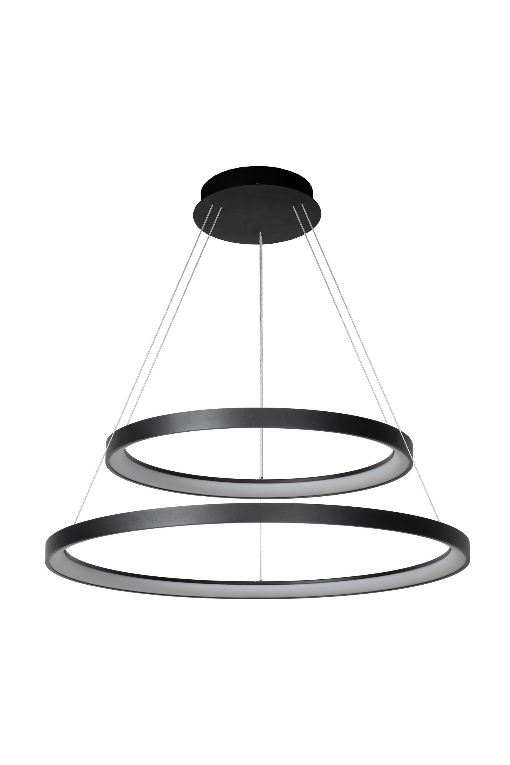 LED-HÄNGELEUCHTE 78/78/200 cm  - Schwarz, Design, Kunststoff (78/78/200cm) - Lucide