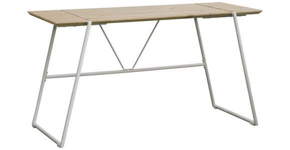 SCHREIBTISCH 140/60/75 cm Kaschmir, Eiche Artisan  - Kaschmir/Eiche Artisan, Design, Holzwerkstoff/Metall (140/60/75cm) - Carryhome