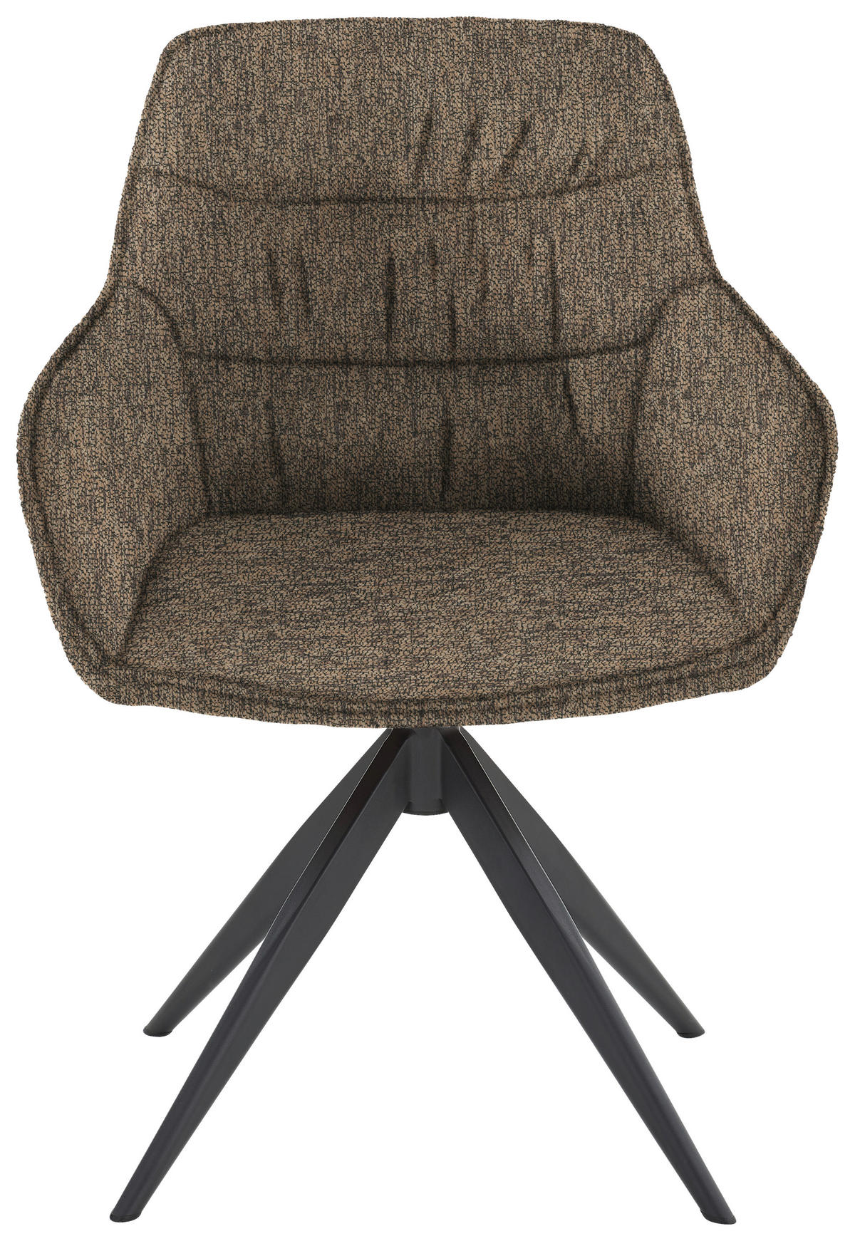 ARMLEHNSTUHL  in Eisen Bouclé  - Taupe, Design, Textil/Metall (62/87/61cm) - Musterring