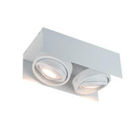 LED-DECKENLEUCHTE 30/15/11 cm   - Weiß, Design, Metall (30/15/11cm)