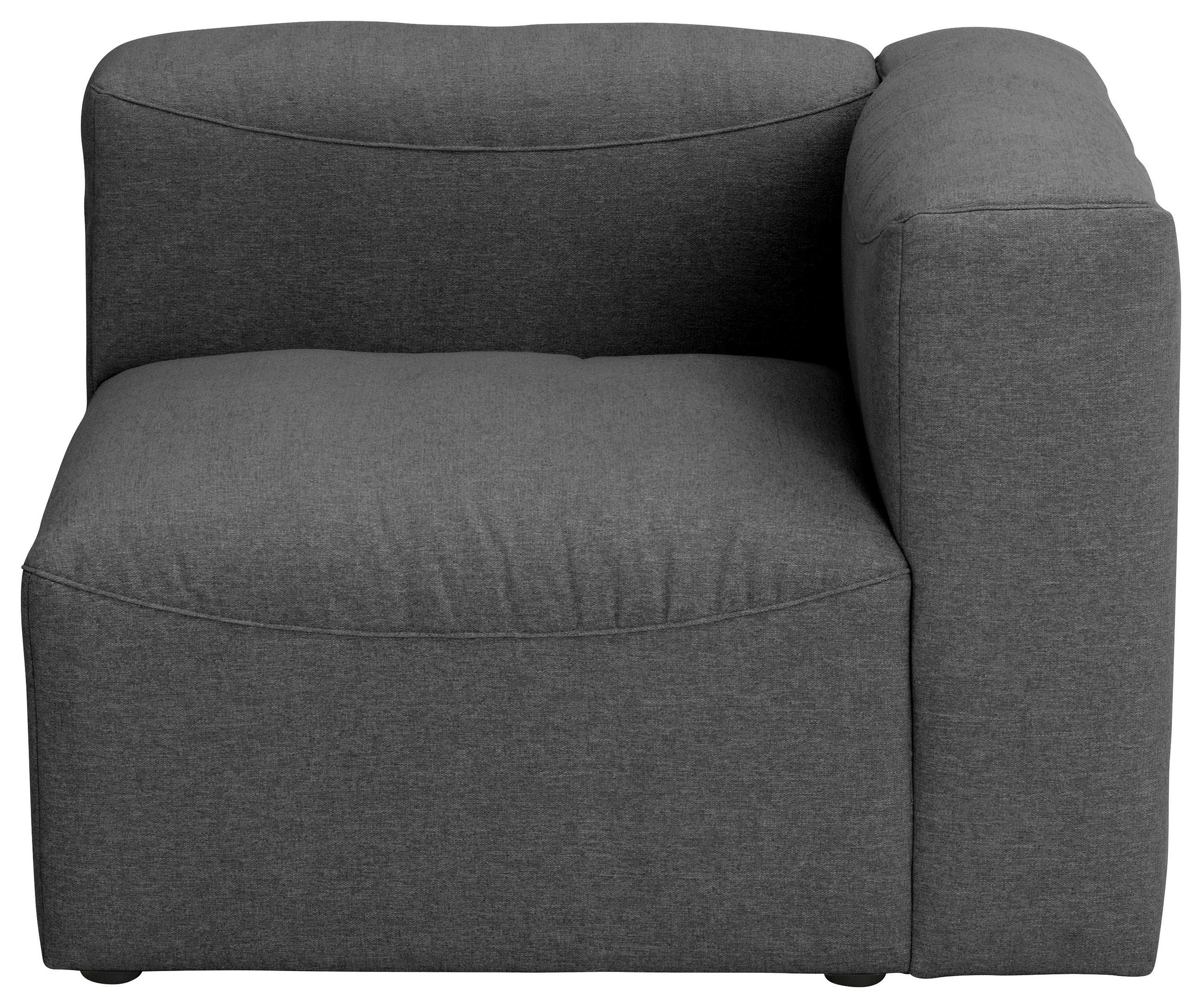 ECKELEMENT Flachgewebe  - Anthrazit, Design, Kunststoff/Textil (100/73/100cm) - Max Winzer