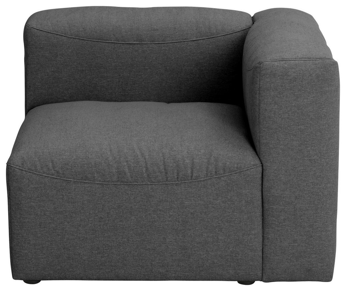 ECKELEMENT in Flachgewebe   - Anthrazit, Design, Kunststoff/Textil (100/73/100cm) - Max Winzer