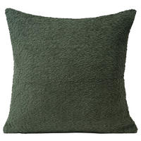 ZIERKISSEN  50/50 cm   - Dunkelgrün, Basics, Textil (50/50cm) - Novel