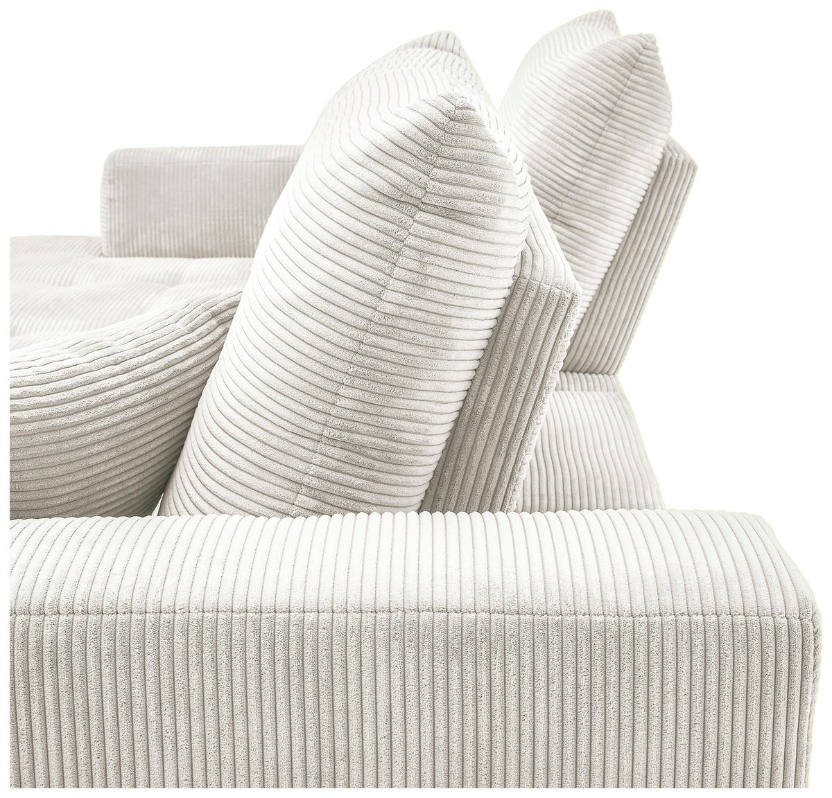 UGAONA GARNITURA prirodna boja  - prirodna boja/crna, Konvencionalno, tekstil/metal (185/250cm) - Carryhome