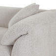 ECKSOFA in Chenille Creme  - Creme/Schwarz, MODERN, Kunststoff/Textil (180/323cm) - Carryhome