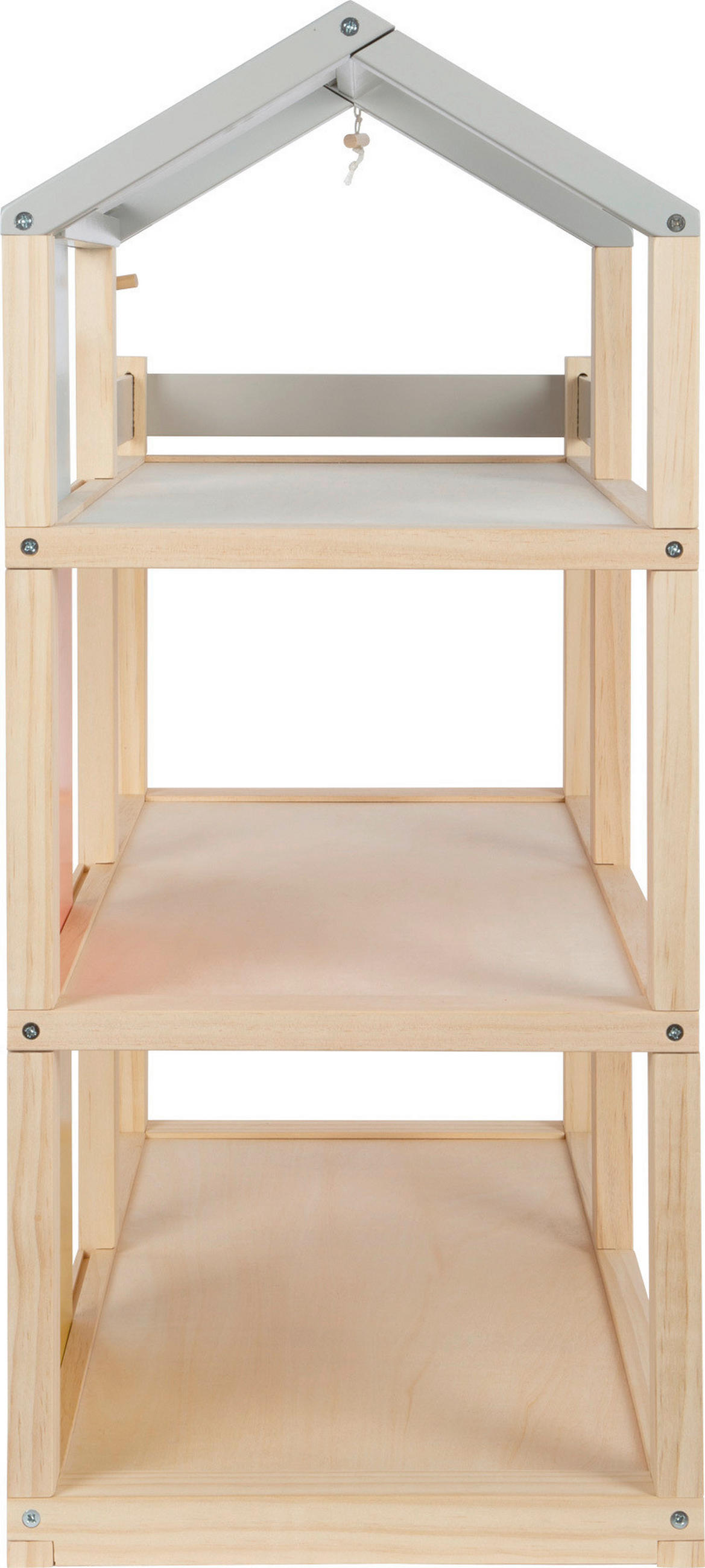 PUPPENHAUS - Multicolor, Basics, Holz (67/67/30cm) - small foot