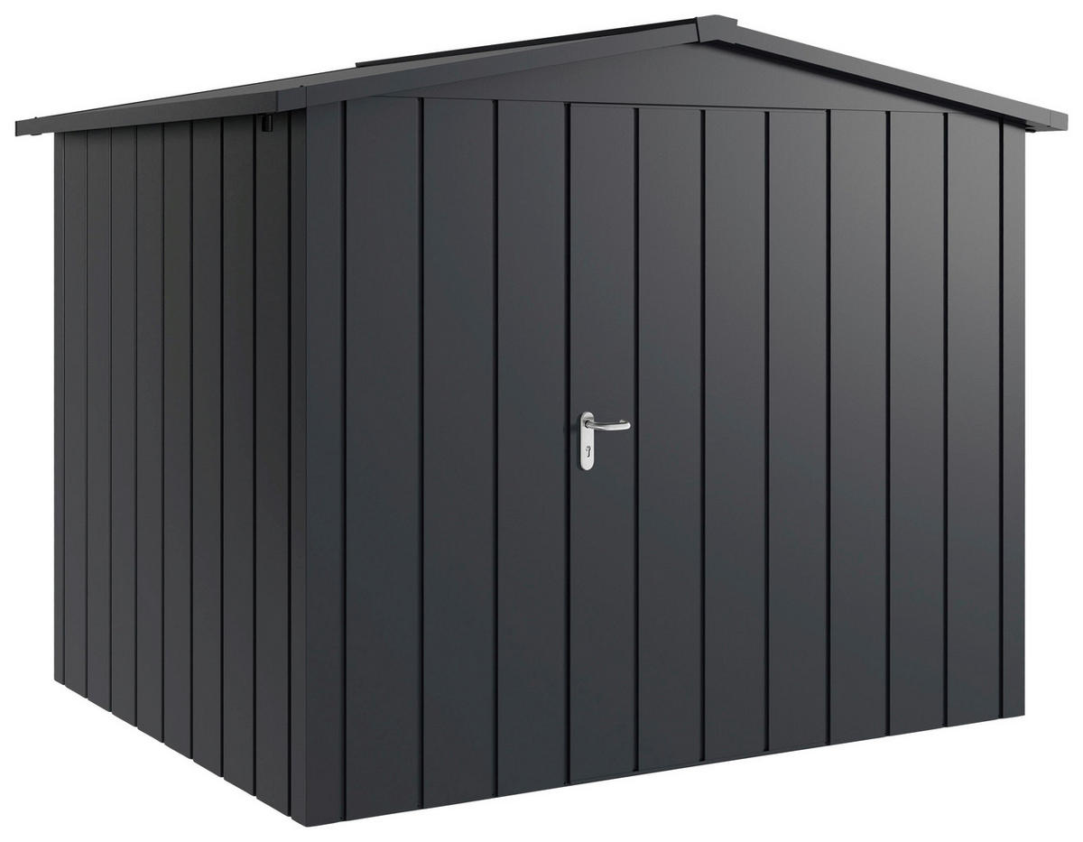 GERÄTEHAUS 285/227/229 cm  - Anthrazit, Basics, Metall (285/227/229cm)