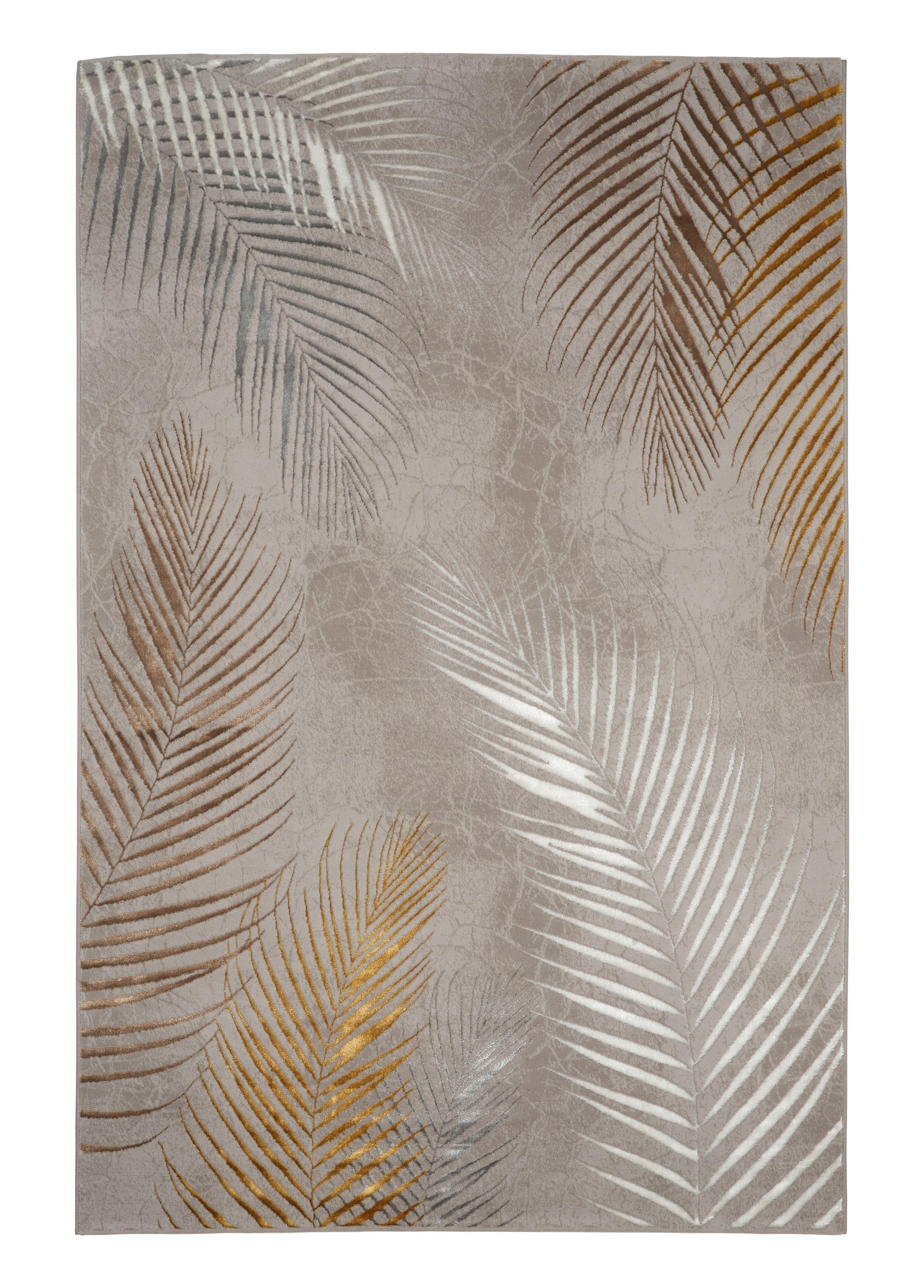 Webteppich Silberfarben Raymond 160x230 cm Naturfaser