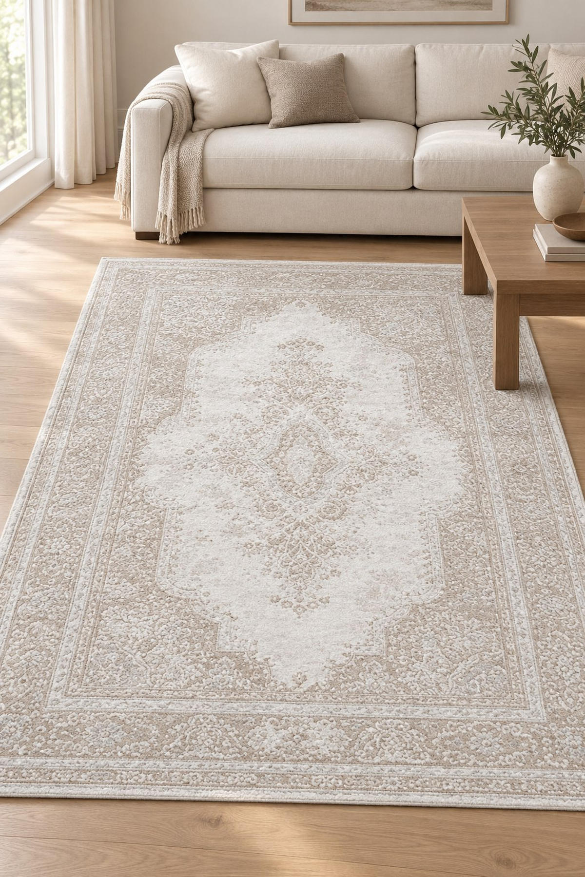 TKANA PREPROGA      240/330 cm    tkano  krem barve  - krem barve, Design, tekstil (240/330cm) - Pierre Cardin