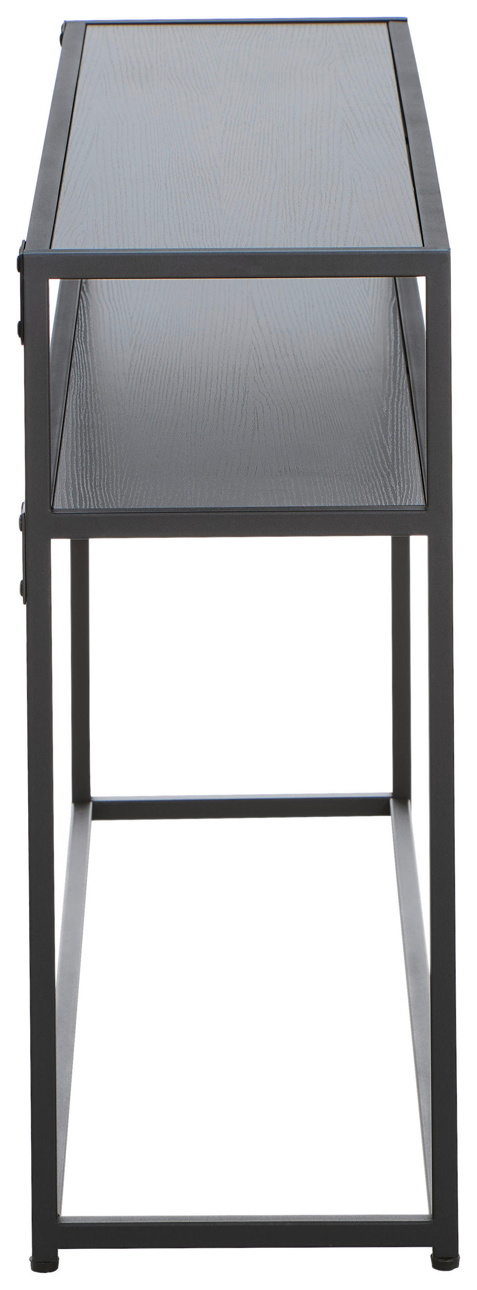 KONSOLENTISCH Schwarz  - Schwarz, Design, Holzwerkstoff/Metall (110/30/70cm) - MID.YOU