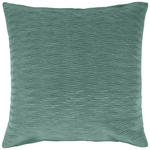 KISSENHÜLLE WAVE VELVET 50/50 cm  - Jadegrün, Basics, Textil (50/50cm) - Novel