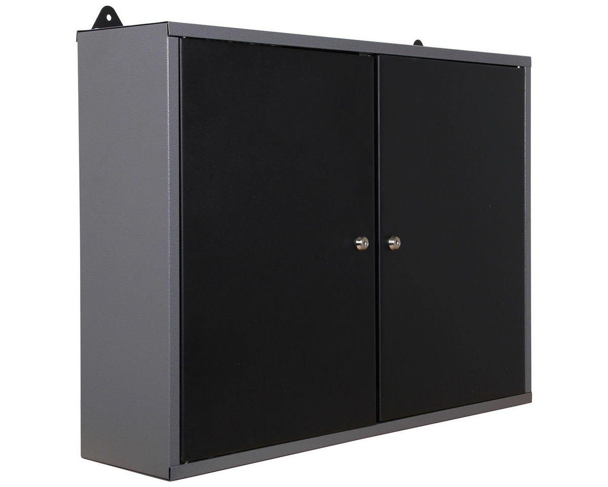 WERKSTATTSCHRANK  - Anthrazit/Grau, Basics, Metall (80/60/20cm) - Ambia Garden