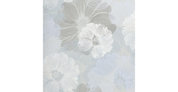 Bettwäsche Adelheid 140/200cm - Taupe/Blau, KONVENTIONELL, Textil (140/200cm) - Ombra