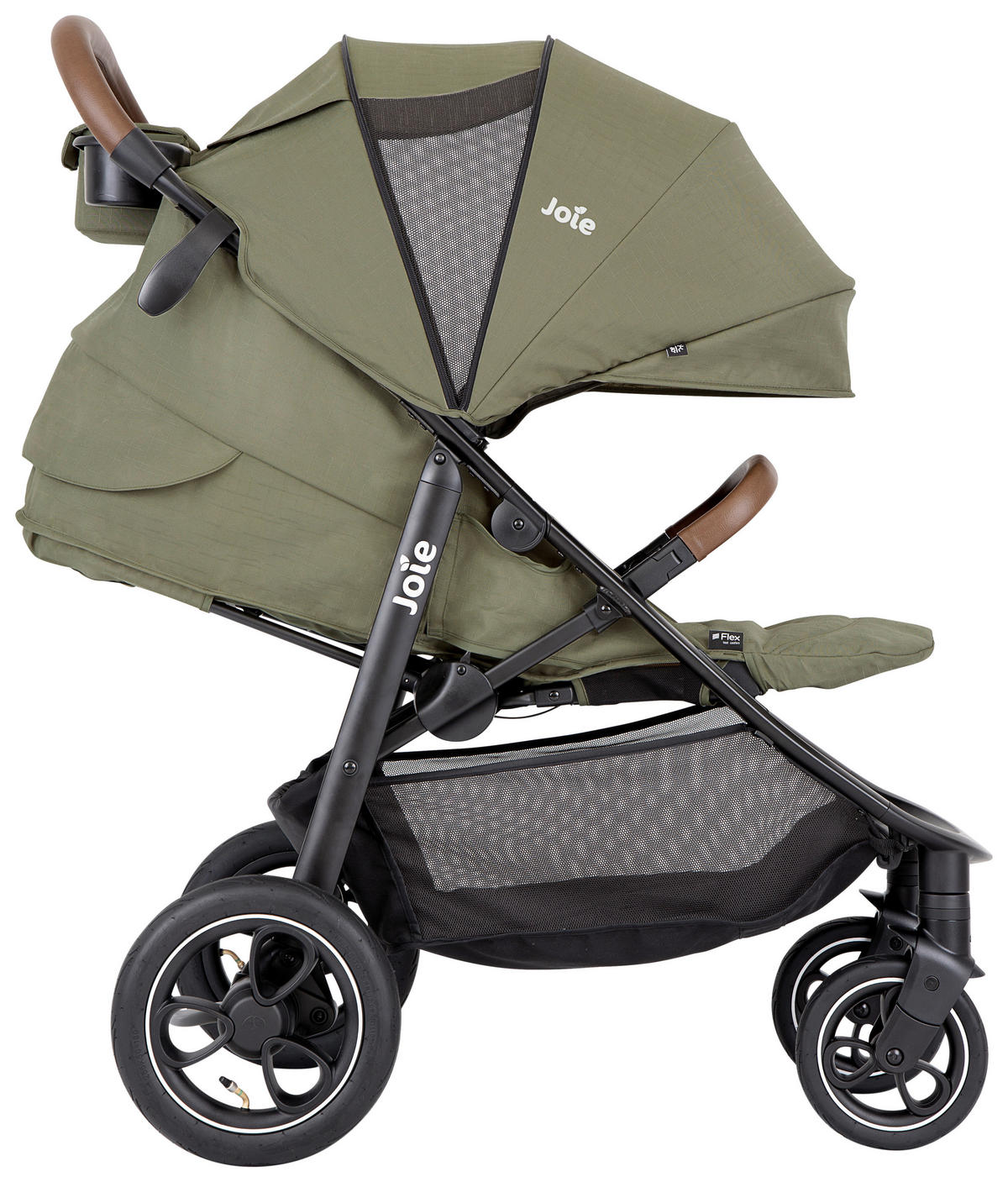 BUGGY LITETRAX PRO AIR  - Dunkelgrün/Schwarz, Basics, Textil/Metall (58/103/93,6cm) - Joie