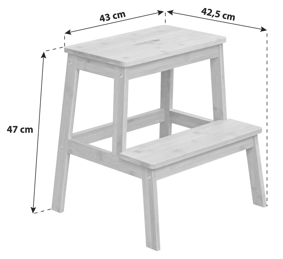 KLUPICA   - smeđa, Moderno, drvo (43/47/42,5cm)