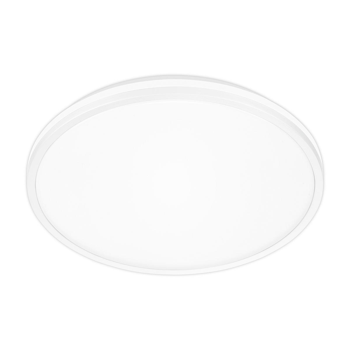 LED-DECKENLEUCHTE Pulap 33/6 cm   - Weiß, Basics, Kunststoff (33/6cm) - Briloner
