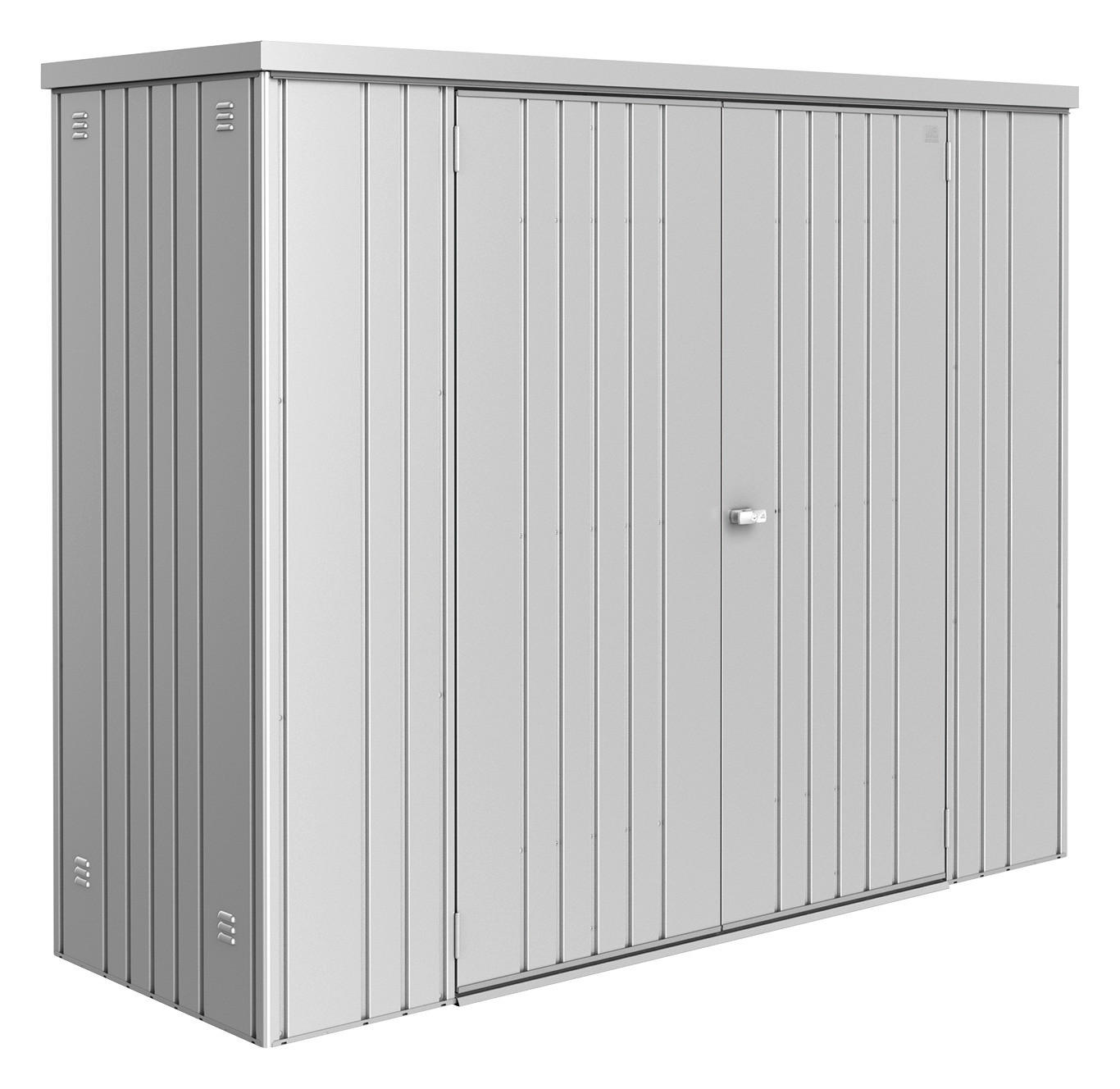 GERÄTESCHRANK 227/182,5/83 cm  - Silberfarben, Design, Metall (227/182,5/83cm) - Biohort