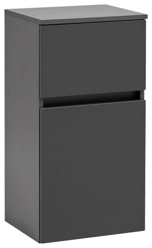 UNTERSCHRANK 40/79/35 cm   - Silberfarben/Graphitfarben, KONVENTIONELL, Holzwerkstoff (40/79/35cm) - Held