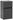 UNTERSCHRANK 40/79/35 cm  - Silberfarben/Graphitfarben, KONVENTIONELL, Holzwerkstoff (40/79/35cm) - Held