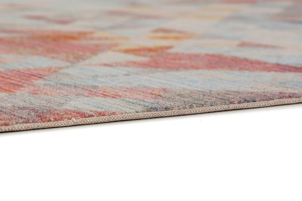 WEBTEPPICH 70/140 cm Mystik Orange, Rot, Türkis  - Türkis/Rot, Design, Textil (70/140cm) - Schöner Wohnen