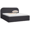 POLSTERBETT 180/200 cm  in Anthrazit  - Anthrazit/Schwarz, Design, Holz/Textil (180/200cm) - Boxxx