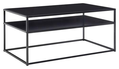 COUCHTISCH 100/60/45 cm rechteckig Schwarz  - Schwarz, MODERN, Metall (100/60/45cm) - MID.YOU