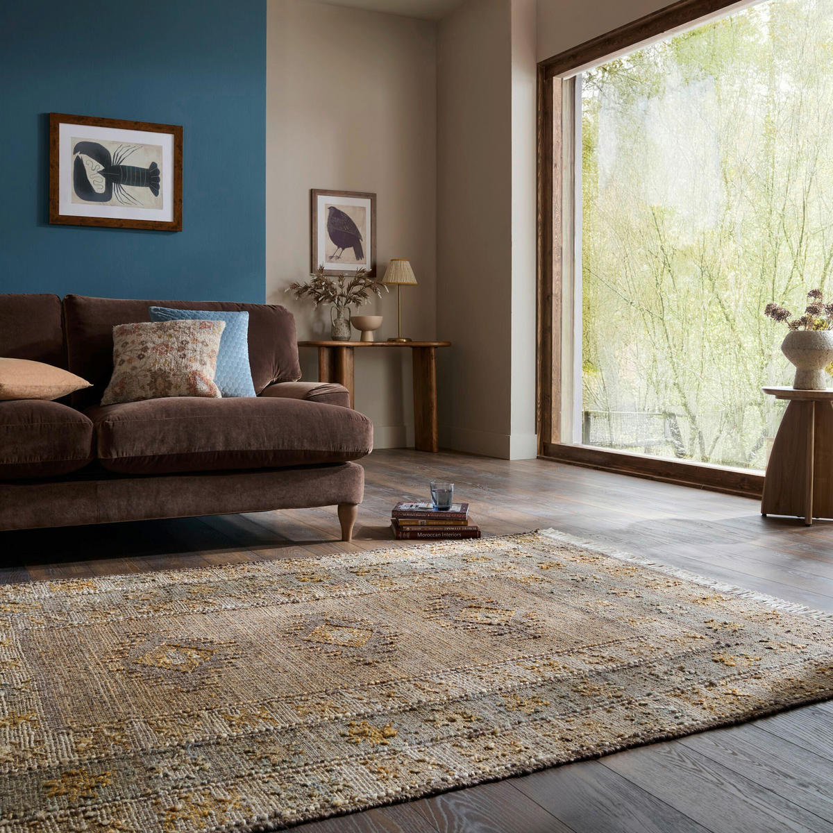 VINTAGE-TEPPICH 160/230 cm Naturfarben  - Naturfarben, Basics, Textil (160/230cm)