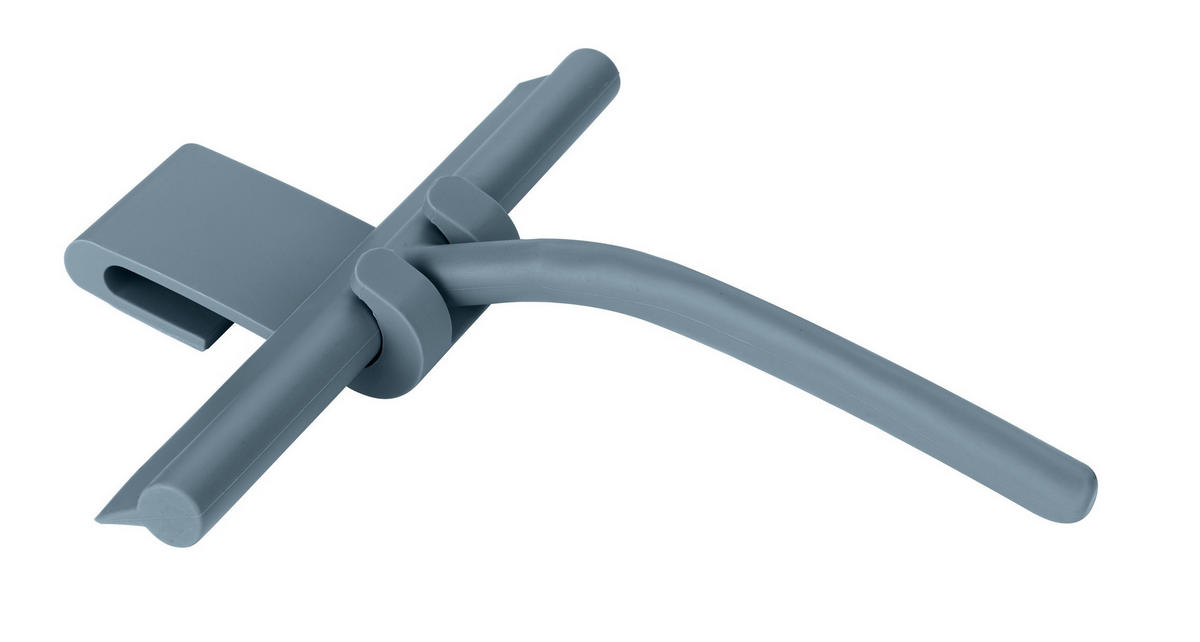 DUSCHABZIEHER - Blau, KONVENTIONELL, Kunststoff (21/25,5/4cm) - Schöner Wohnen