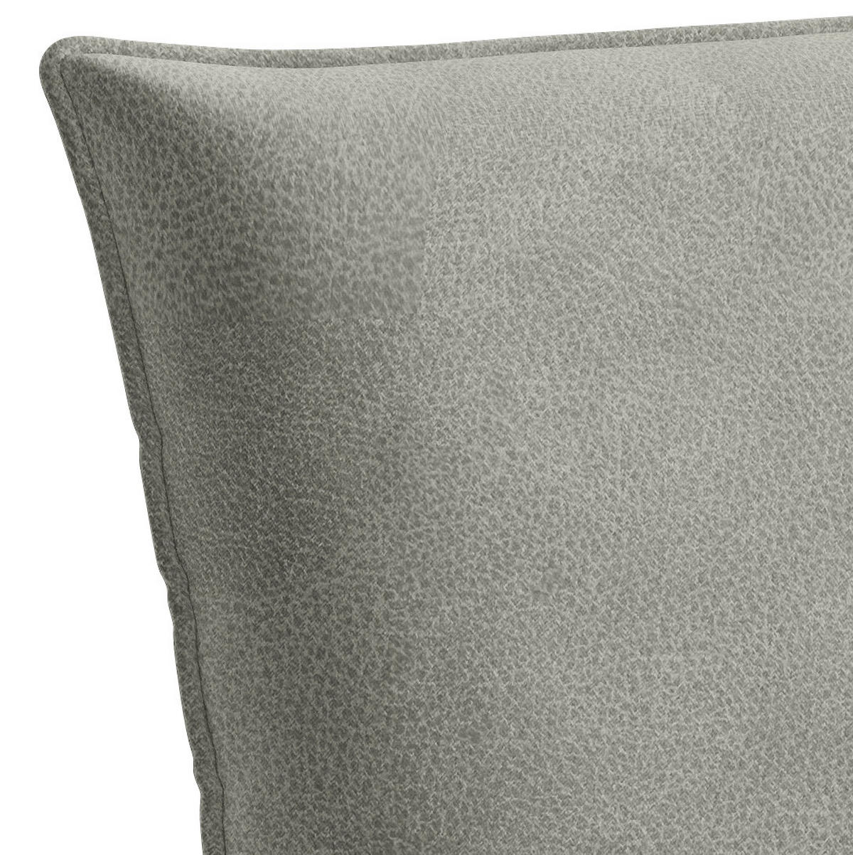 SESSEL Flachgewebe Hellgrau    - Hellgrau/Schwarz, Design, Textil/Metall (68/84/81cm) - Livetastic