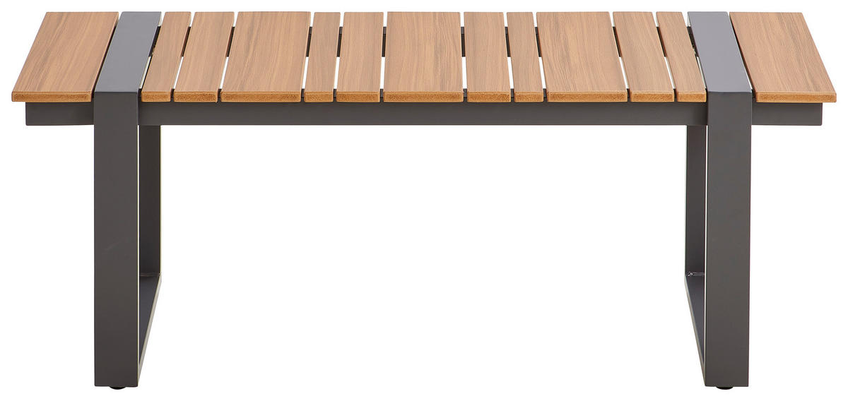 LOUNGE ÉTKEZŐGARNITÚRA  240/240 cm   - antracit/tíkfa, Modern, műanyag/textil (240/240cm) - Ambia Garden