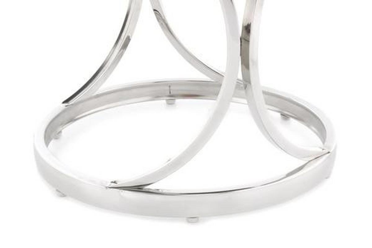 PALL i metall, textil blå, silver  - silver/blå, Trend, metall/textil (40/49/40cm) - Kayoom