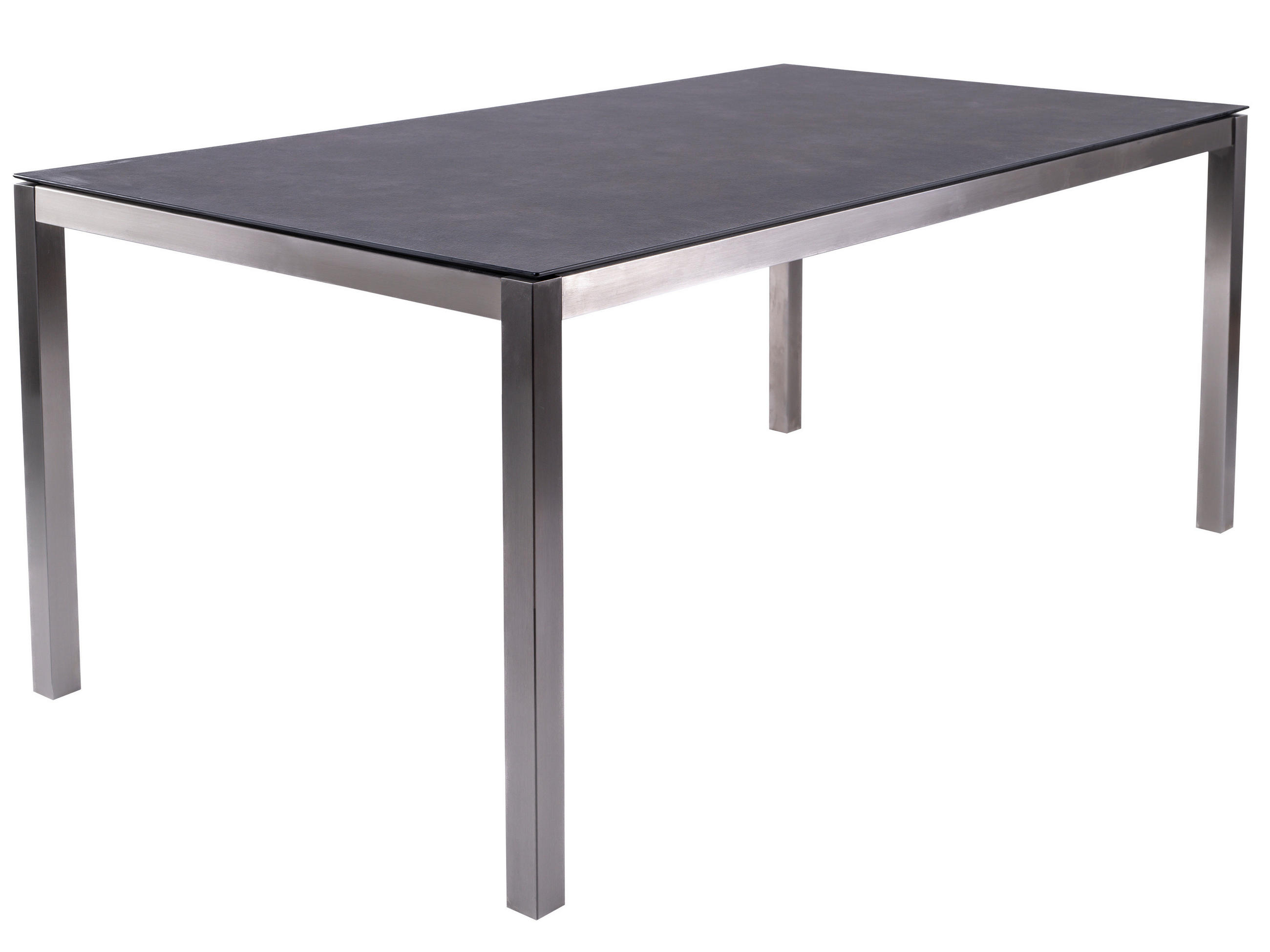 GARTENTISCHPLATTE 180/100/1,3 cm Kunststoff  - Anthrazit, Design, Kunststoff (180/100/1,3cm) - Zebra 