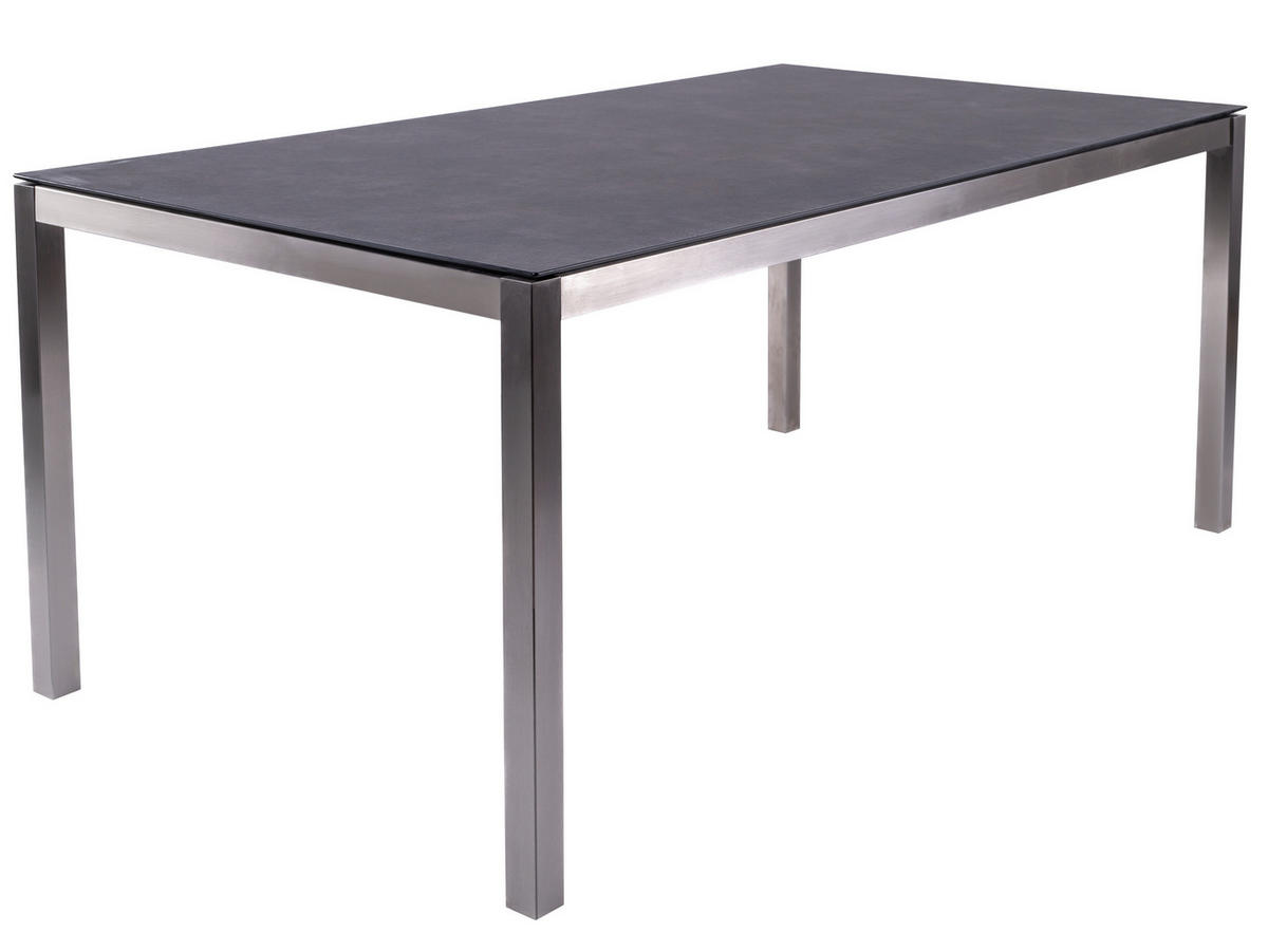 GARTENTISCHGESTELL 160/90/74 cm Metall  - Silberfarben, Design, Metall (160/90/74cm) - Zebra 