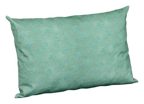 ZIERKISSEN in Türkis Graphik 60/40 cm  - Türkis, Design, Textil (60/40cm)