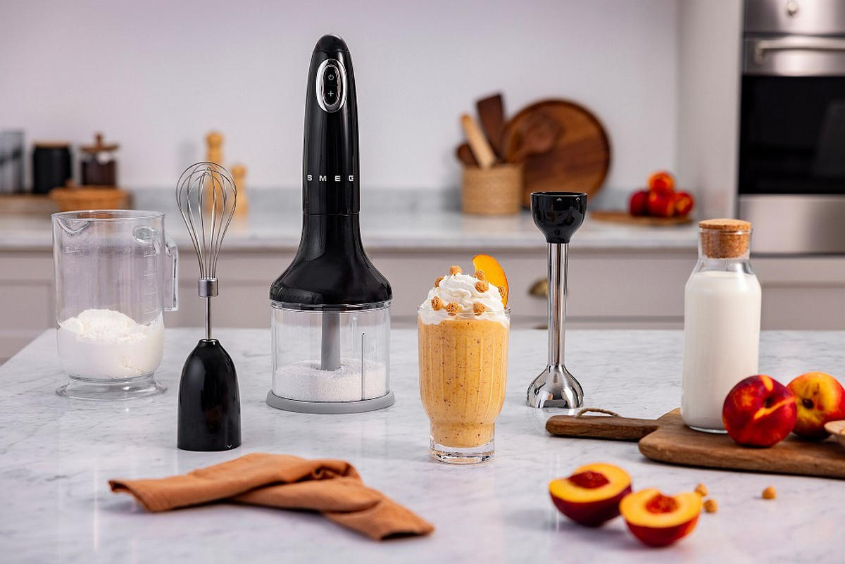 STABMIXER 50´s Style  - Schwarz, Basics, Kunststoff/Metall (6,5/41,4/6,5cm) - SMEG